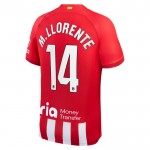 Günstige Fußballtrikots Atlético Madrid M. Llorente 14 Heimtrikot 2023-24 Kurzarm